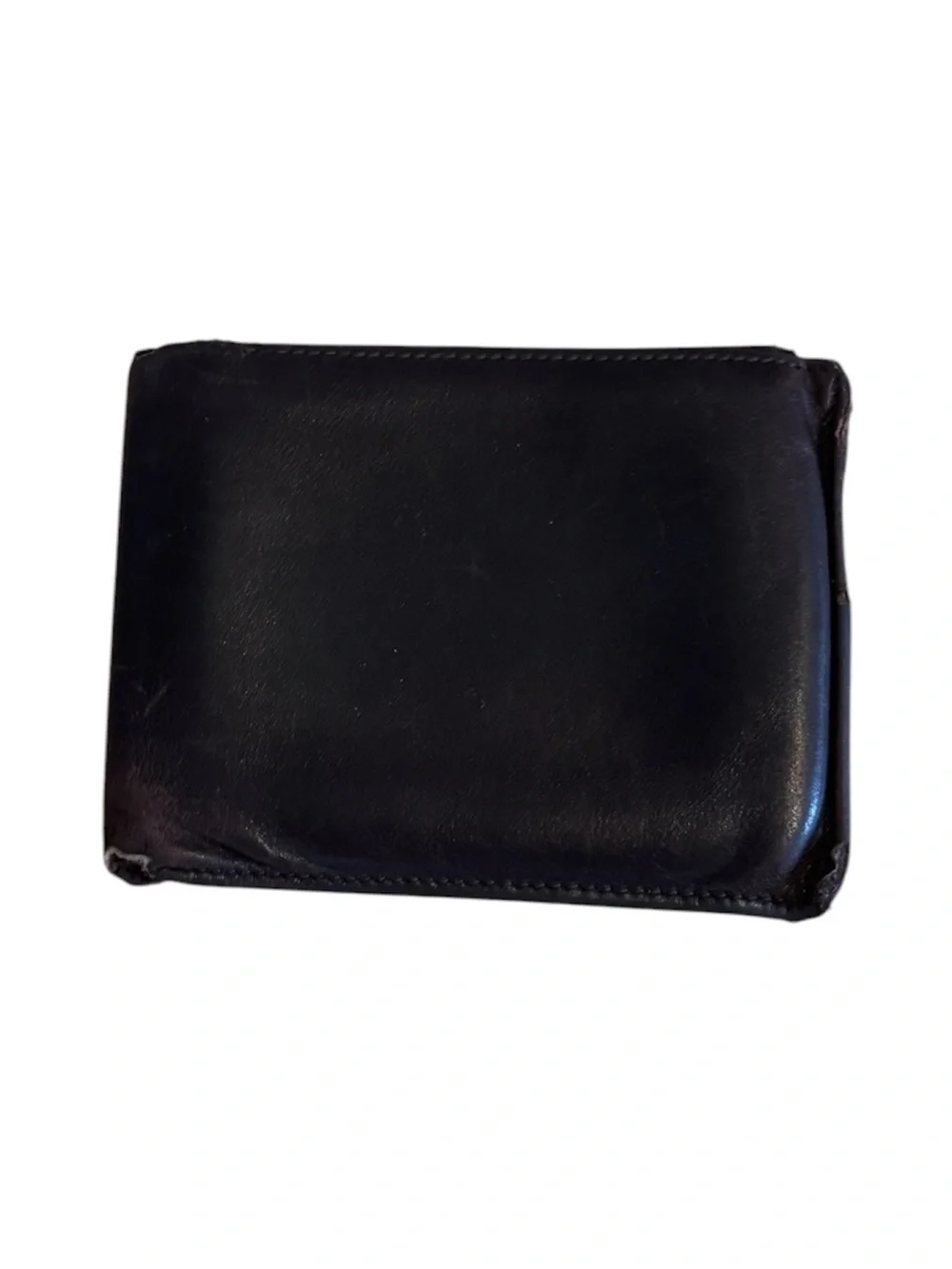 Vintage Coach Brown Leather Bifold Wallet Made in Italy *Heavy Wear